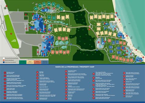 melia punta cana wellness resort map